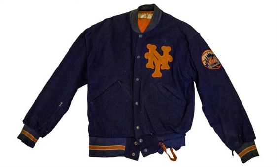 Jim Gosger 1969 New York Mets Game Worn Dugout Jacket (Gosger LOA)